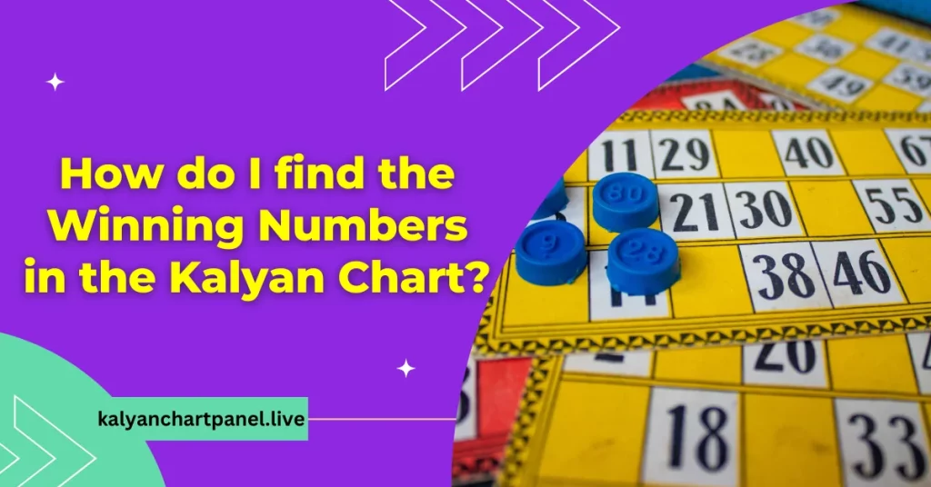 How do I find the Winning Numbers in the Kalyan Chart